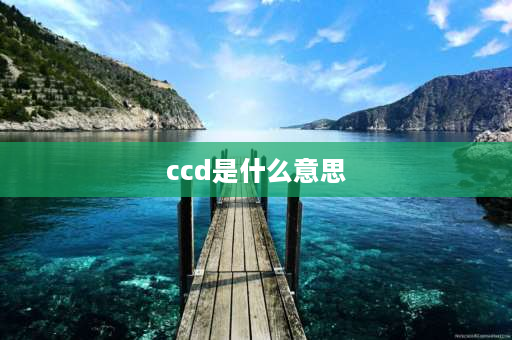 ccd是什么意思 ccd区域是什么意思？