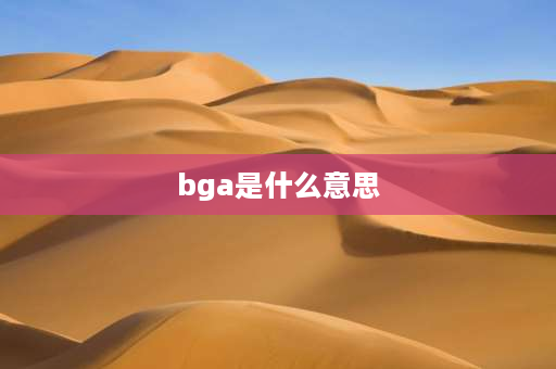 bga是什么意思 lga和bga区别？