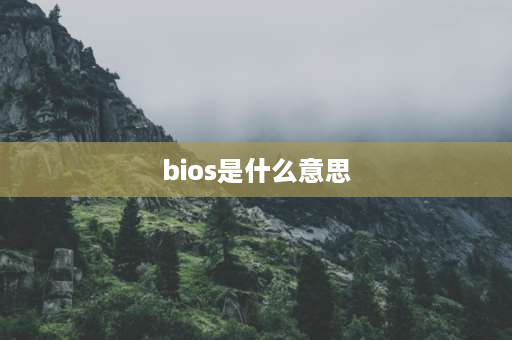 bios是什么意思 BIOS的中文全称是？