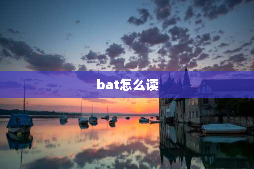 bat怎么读 反写a在音标中怎样读？