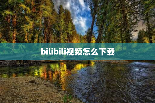 bilibili视频怎么下载 如何下载bilibili视频到硬盘？