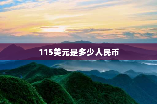 115美元是多少人民币 比恩纳手表1976的价格？