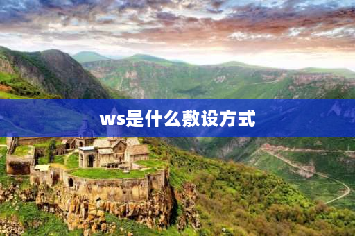 ws是什么敷设方式 建筑电工图纸上的wC，WS，表示什么？