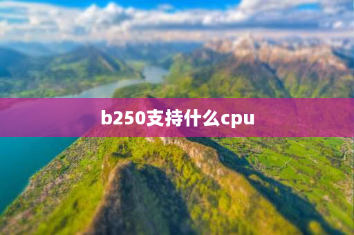 b250支持什么cpu b250m主板搭配至强cpu？