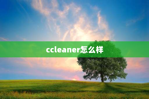 ccleaner怎么样 ccleaner怎么样？