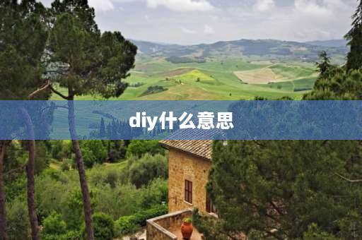 diy什么意思 diy是个啥意思？