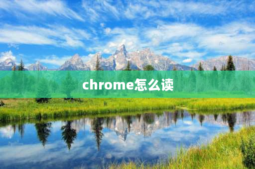 chrome怎么读 怎样用手机读一段英语？