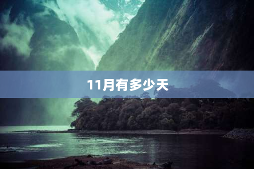 11月有多少天 为什么11月是30天12月份是31天？