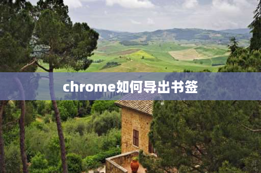 chrome如何导出书签 如何**书签文字？