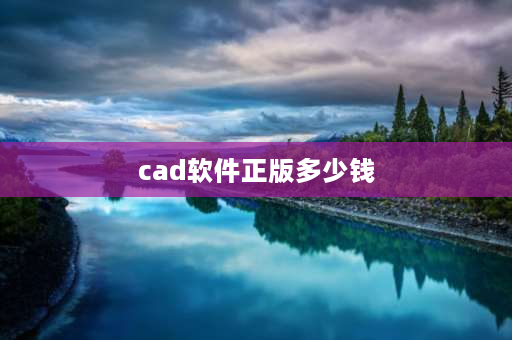 cad软件正版多少钱 cad为啥那么贵？