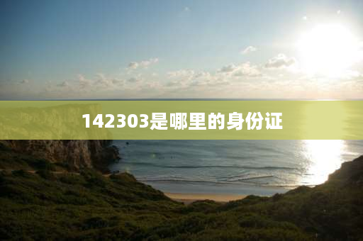 142303是哪里的身份证 142开头是哪个省的身份证？