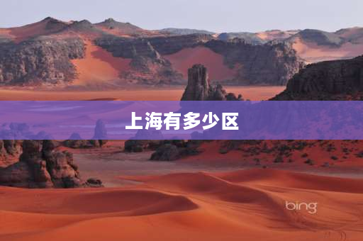 上海有多少区 上海有多少区？分别叫什么名字？