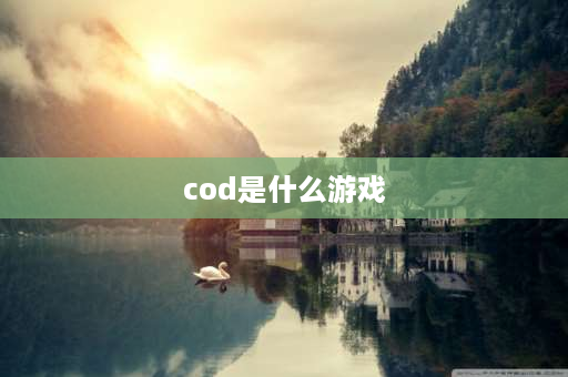 cod是什么游戏 cod是什么游戏？