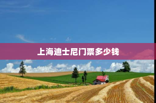 上海迪士尼门票多少钱 上海迪士尼最便宜票价？