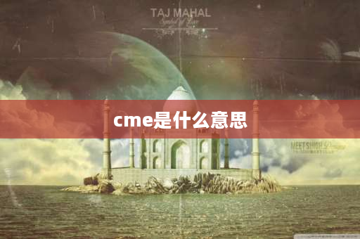 cme是什么意思 电子厂me是什么部门？