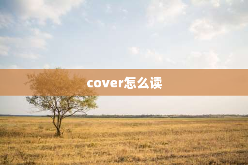 cover怎么读 像丐的字读什么？