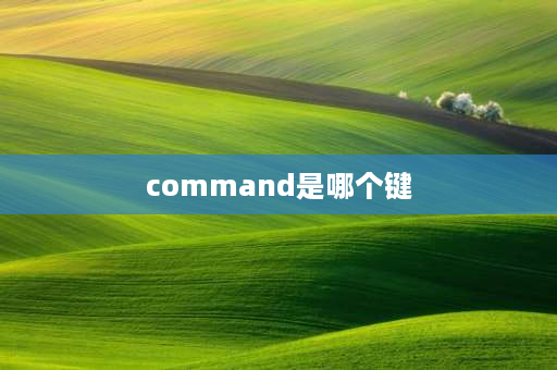 command是哪个键 普通键盘用哪个键代替command键？