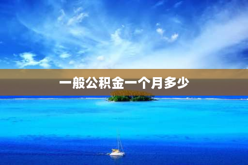 一般公积金一个月多少 公积金600元月薪多少？