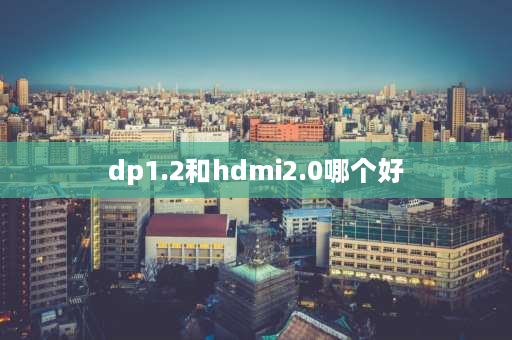 dp1.2和hdmi2.0哪个好 高清线dp1.1和dp1.2有什么区别？是排列方式不一样还是材料不一样？