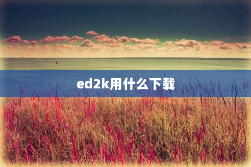 ed2k用什么下载 URL的基本格式？