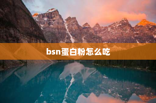 bsn蛋白粉怎么吃 optimum是什么牌子？