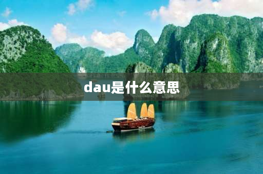 dau是什么意思 dau是什么？