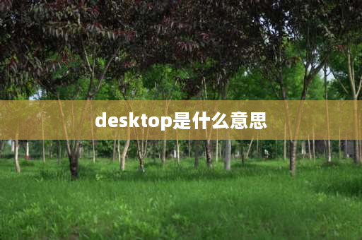 desktop是什么意思 Linux中desktop是什么？