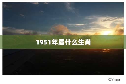 1951年属什么生肖 辛卯年是哪一年属什么？