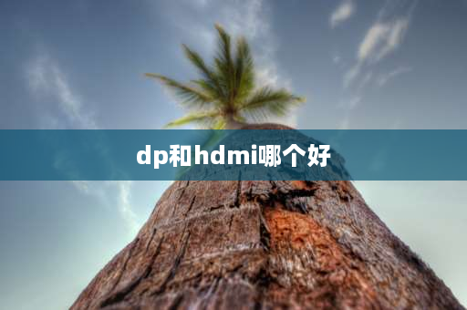 dp和hdmi哪个好 dp与hdmi哪个接口好？