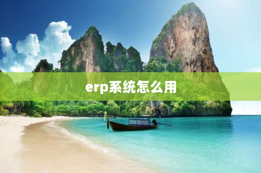 erp系统怎么用 erp系统怎么设置常用功能？