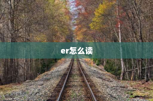 er怎么读 er四个声调怎么拼读？