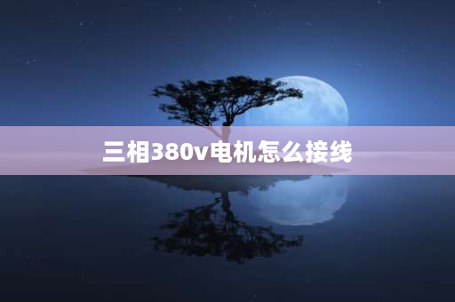 三相380v电机怎么接线 380电热水器四根线怎么接？