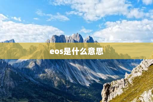 eos是什么意思 什么是EOS？