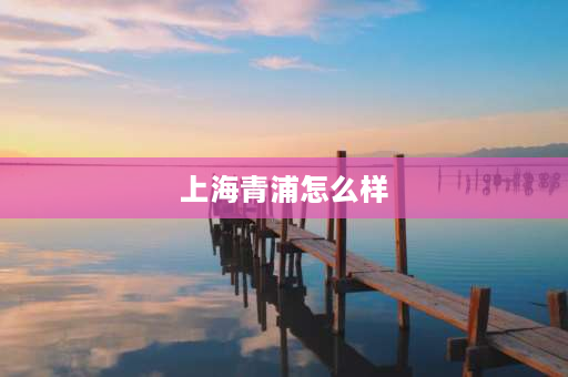 上海青浦怎么样 上海青浦区好吗？有发展前途吗？