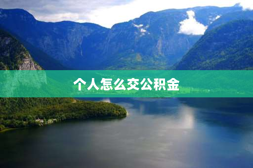 个人怎么交公积金 个人交公积金需要具备什么条件？