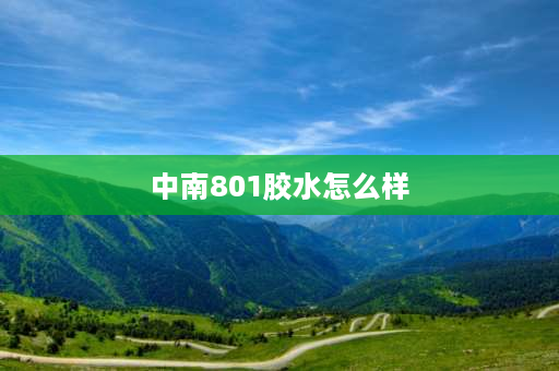 中南801胶水怎么样 中南901胶水和801有什么区别？