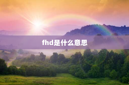 fhd是什么意思 dfh认证是什么？