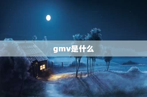 gmv是什么 GMV指什么？