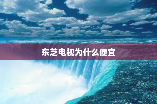 东芝电视为什么便宜 国内卖的东芝电视质量怎么样？