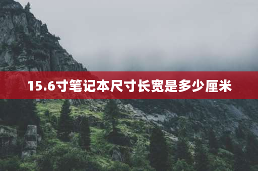 15.6寸笔记本尺寸长宽是多少厘米 15.6寸笔记本尺寸长宽是多大的？