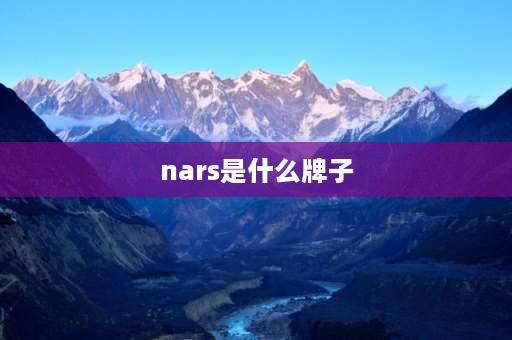 nars是什么牌子 nars是什么牌子？