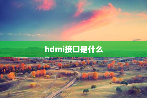 hdmi接口是什么 电视机HDMI接口是什么意思？