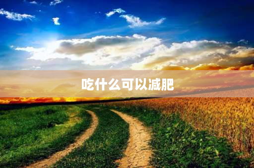 吃什么可以减肥 减肥可以吃什么？