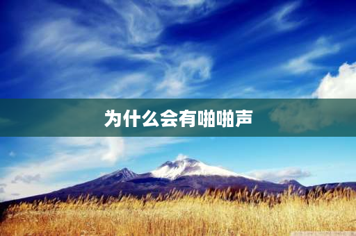 为什么会有啪啪声 汽车行驶一段时间后排气管为什么会有“啪啪”的响声？