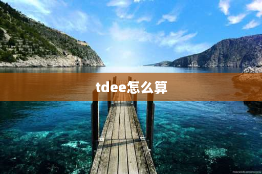 tdee怎么算 Dee什么意思？