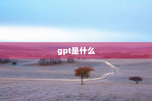 gpt是什么 GPT是什么东西？