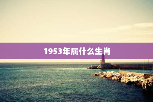 1953年属什么生肖 1953年是哪个属相？