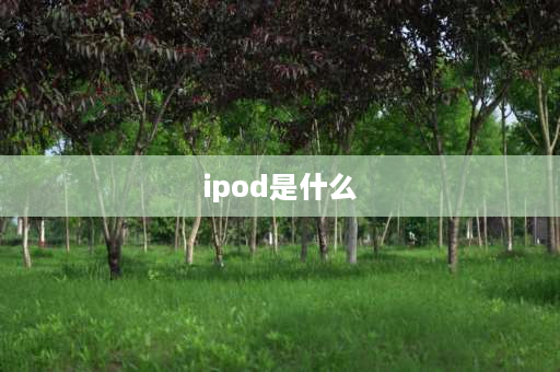 ipod是什么 苹果ipod是干什么用的？