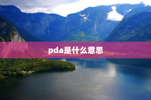 pda是什么意思 PDA是什么意思？