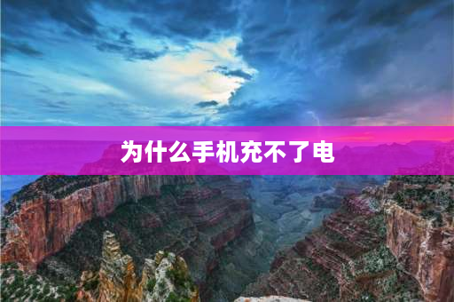 为什么手机充不了电 为什么手机显示充电却充不上电？